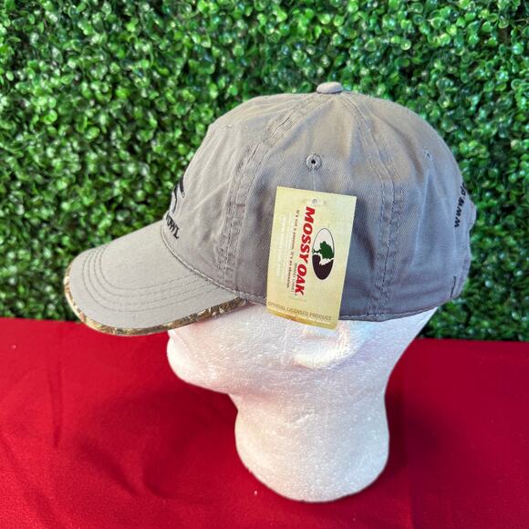 NWT Mossy Oak Delta Waterfowl Camo Bill Hat Cap Adjustable Strap - Picture 2 of 7